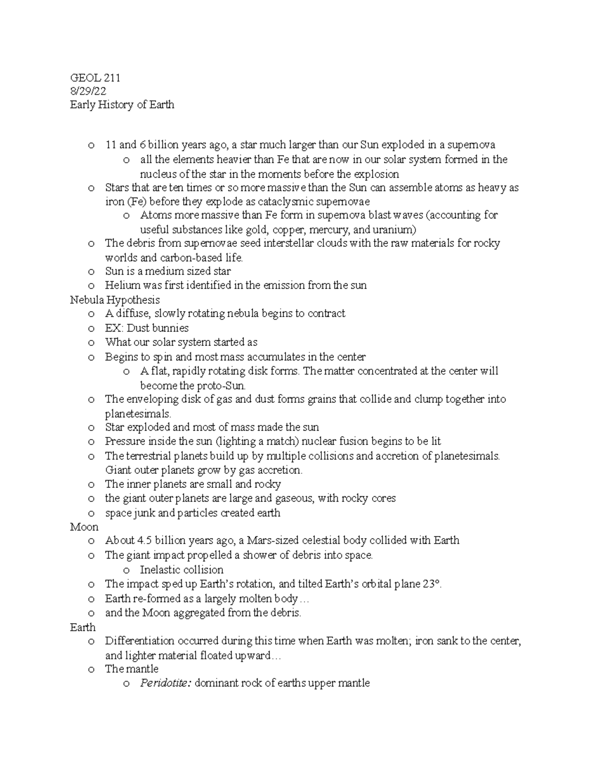 GEOL 211 - These Are Lecture Notes That Were On The Second Exam - GEOL ...