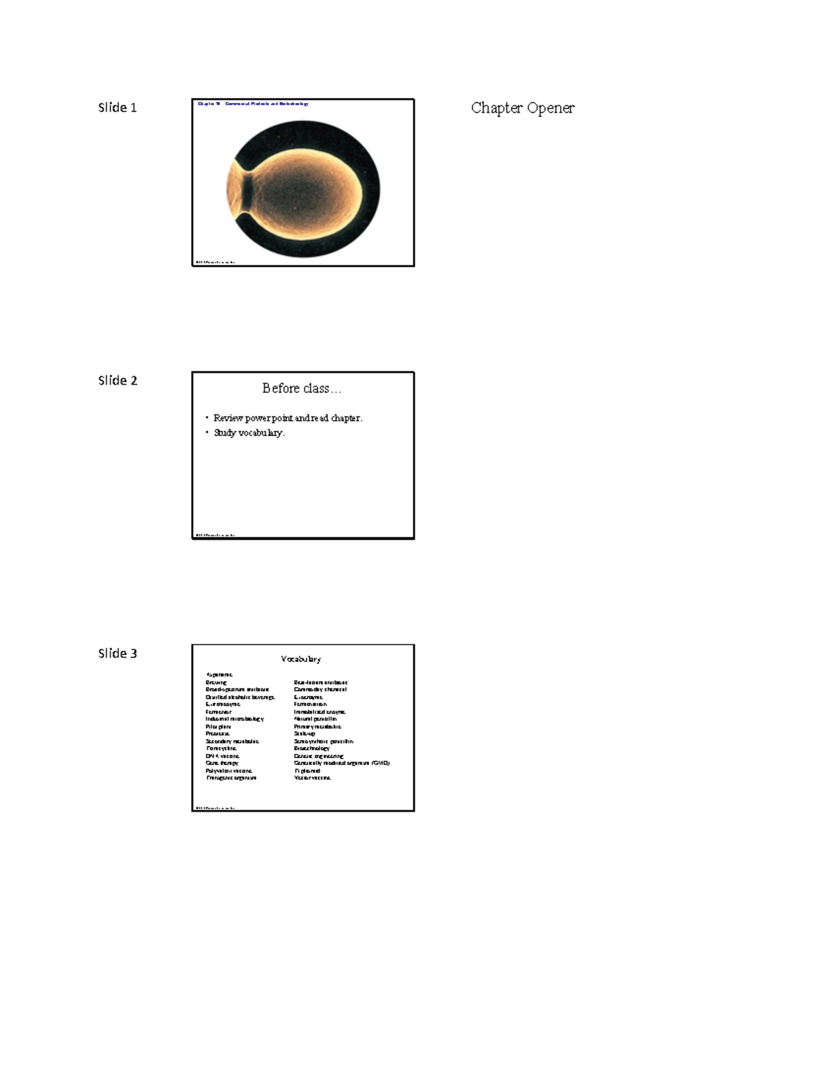 Ch. 15 lecture with notes on the side - Slide 1 © 2012 Pearson ...