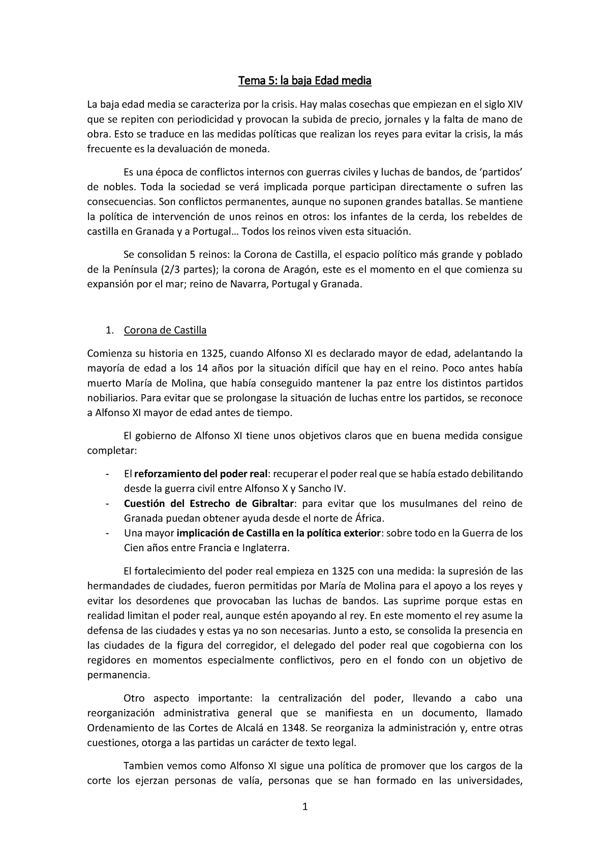 Tema 5 Apuntes De Margarita Cantera Montenegro Tema 5 La Baja Edad Media La Baja Edad Media 4620