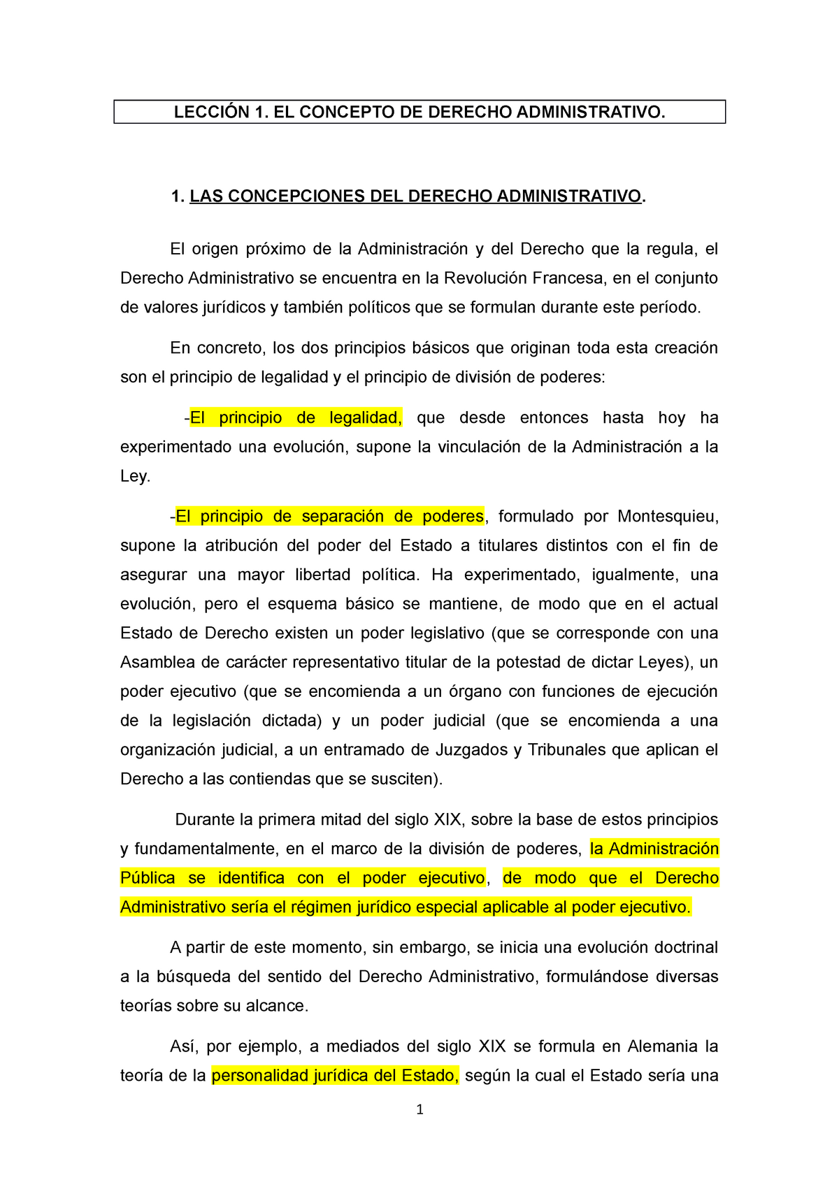 Ejemplos De Derecho Administrativo