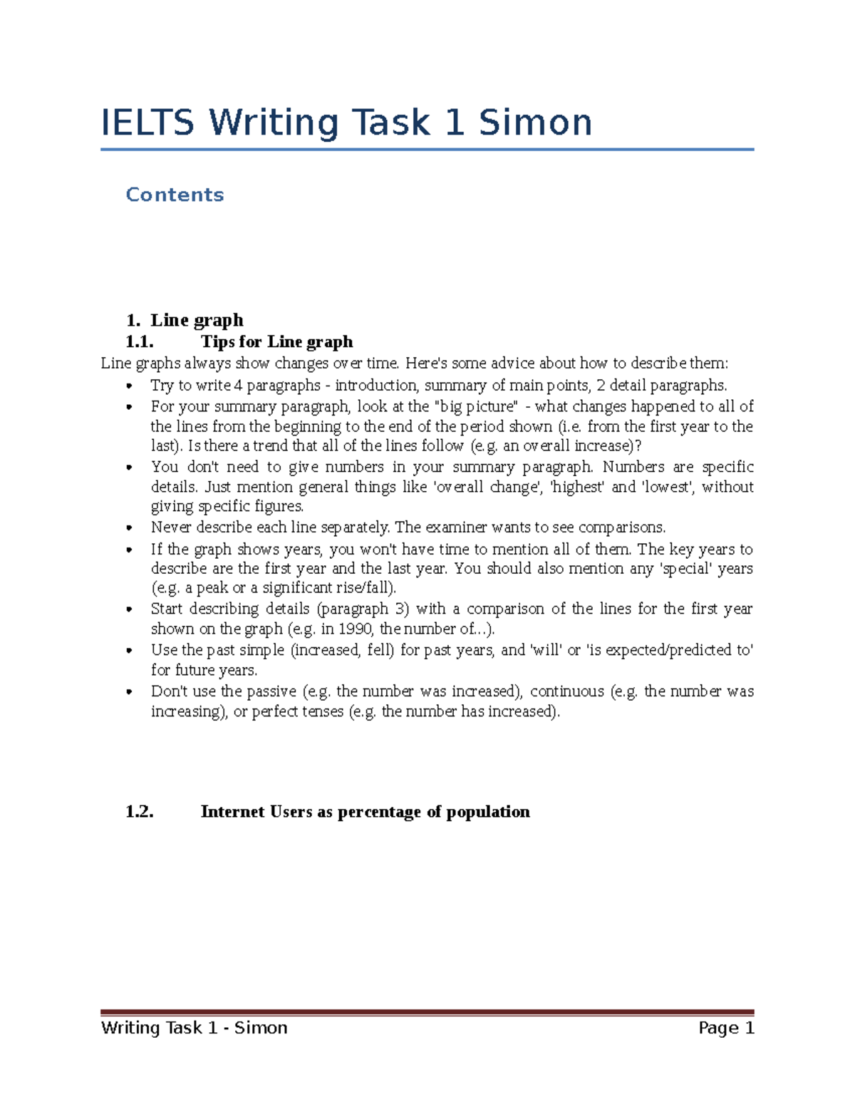 Ielts writing task 1 simon tiếng anh 3 IELTS Writing Task 1 Simon
