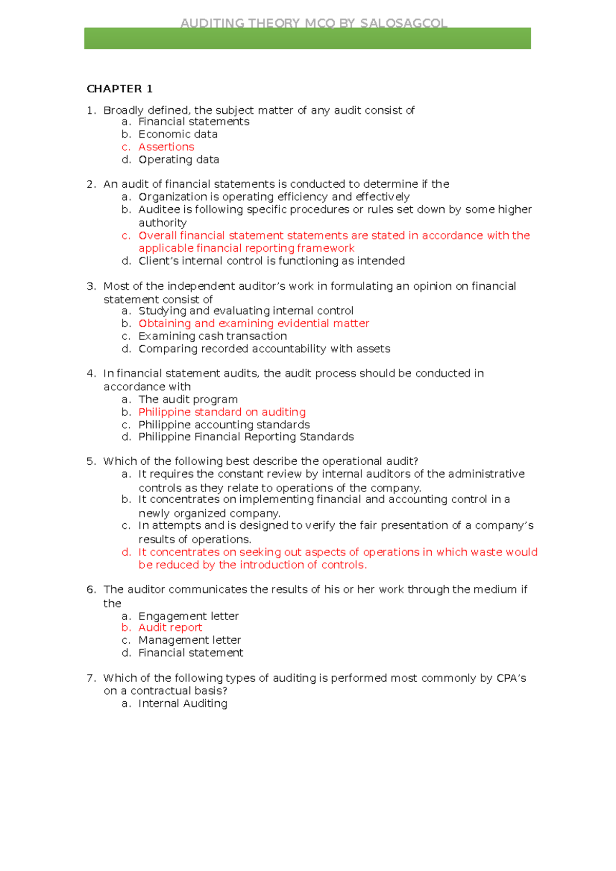 At Mcq Salogsacol Auditing Theory Multiple Choice Compress Auditing Theory Mcq Salosagcol 0117