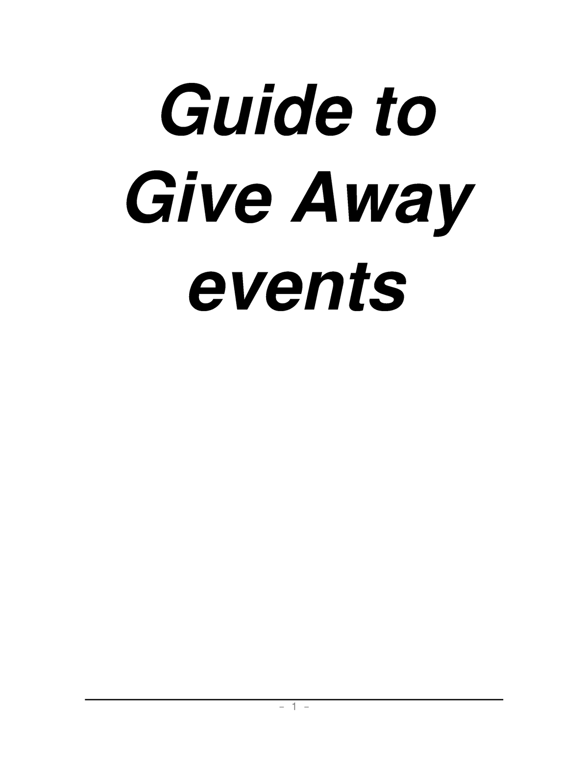 guide-to-give-away-events-guide-to-give-away-events-guide-to-give