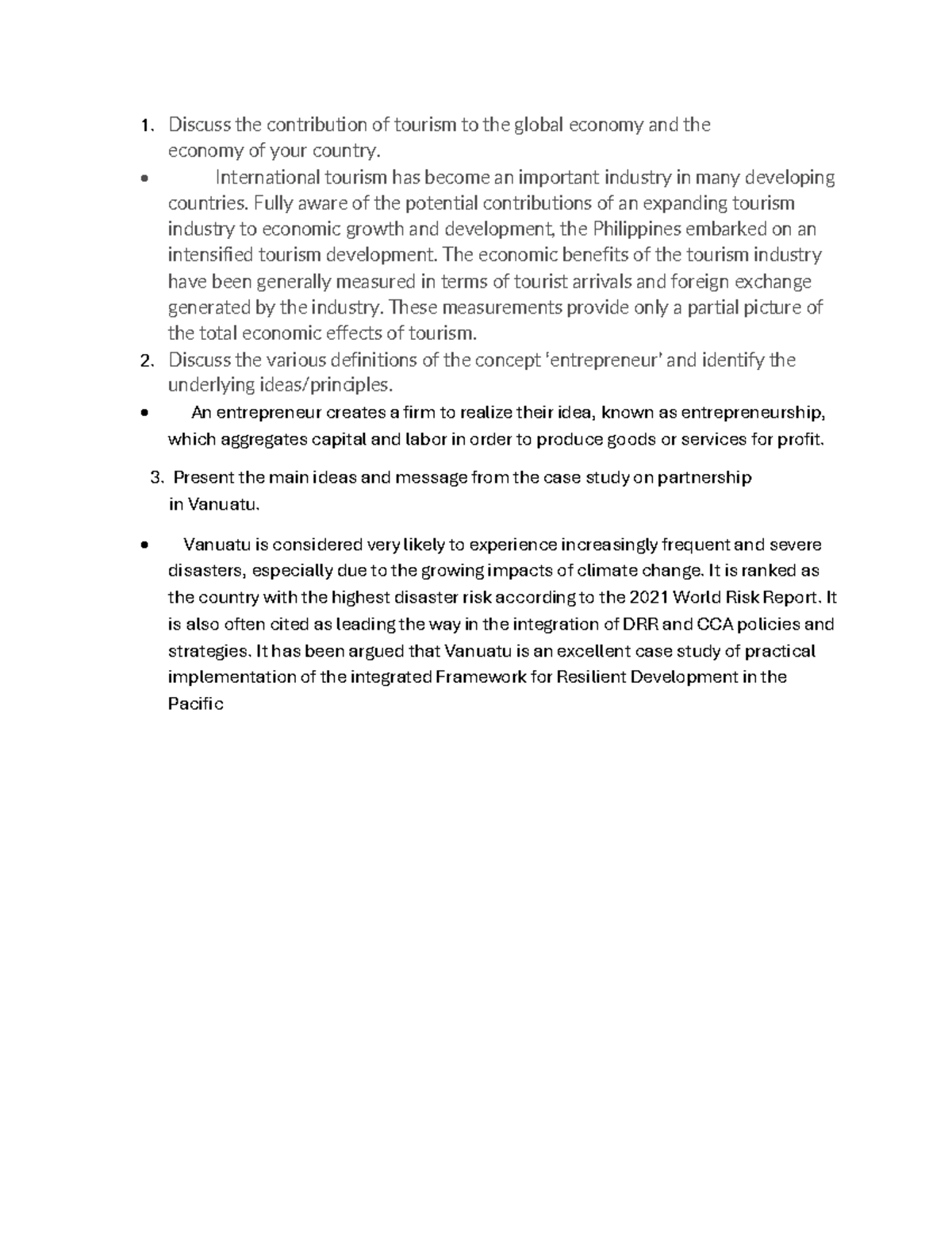 3 Module 3 Review Questions from Emerald Handbook of Entrepreneurship