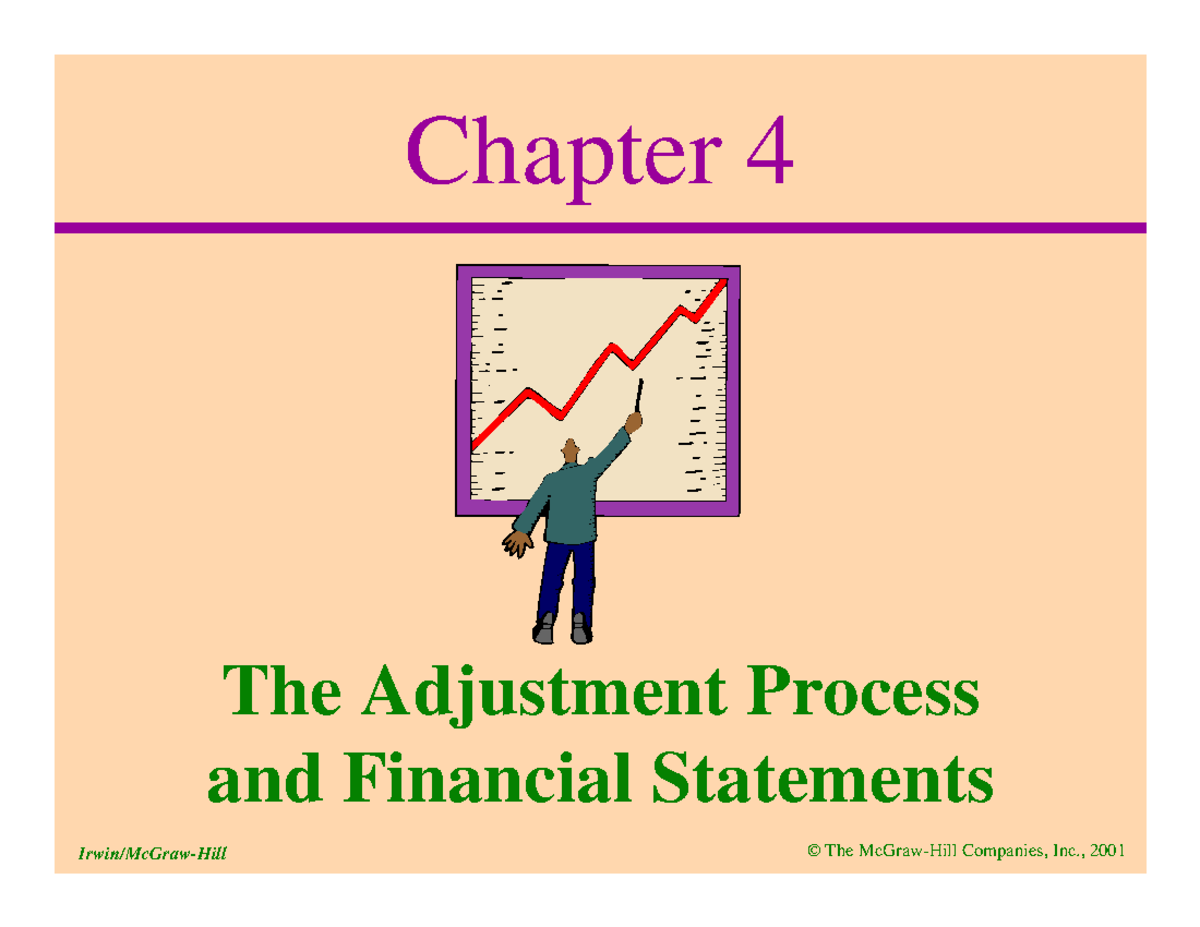 Chap004 - Pls Study My Notes - Chapter 4 The Adjustment Process And ...