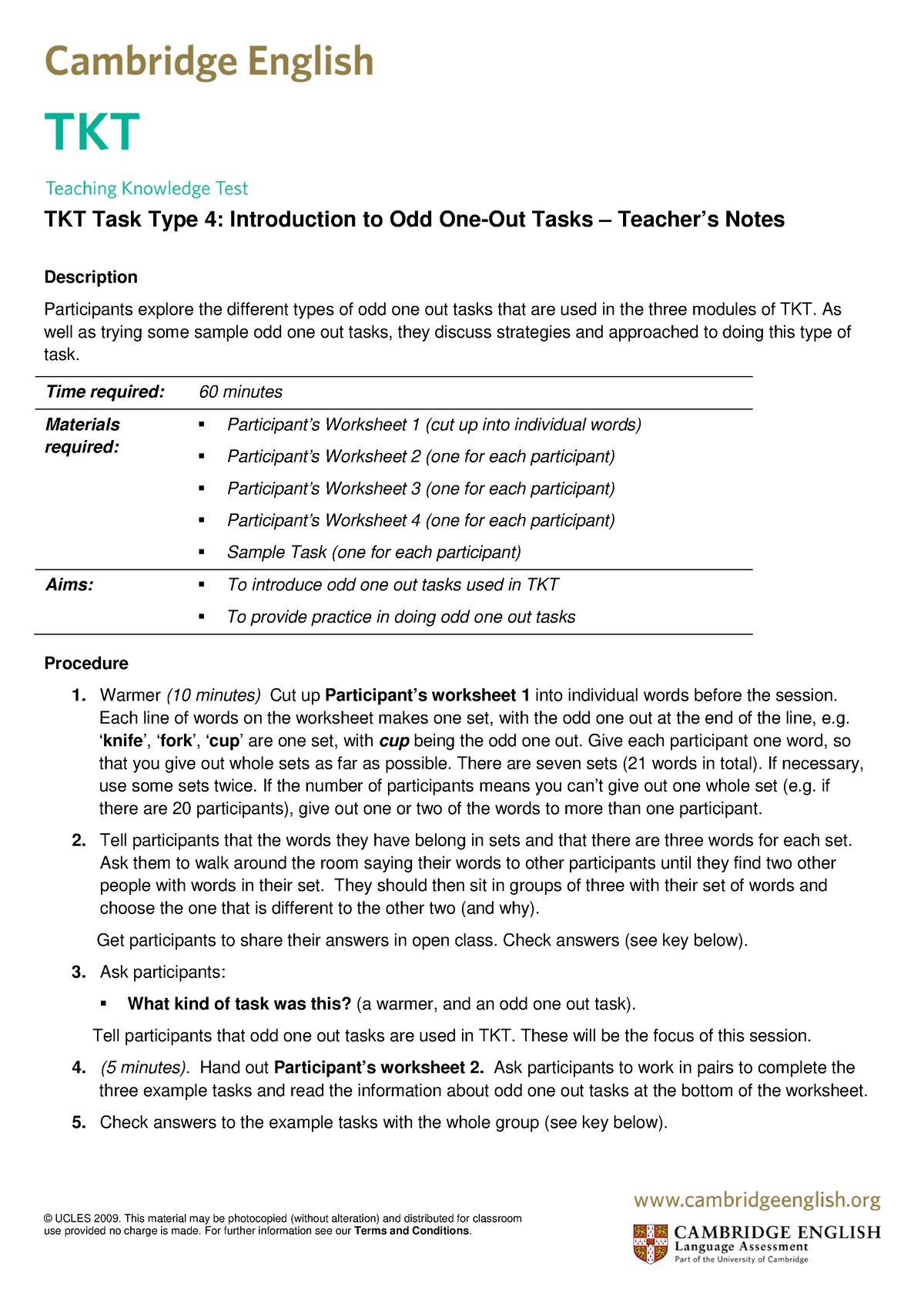 168886-tkt-module-1-task-type-4-introduction-to-odd-one-out-tasks