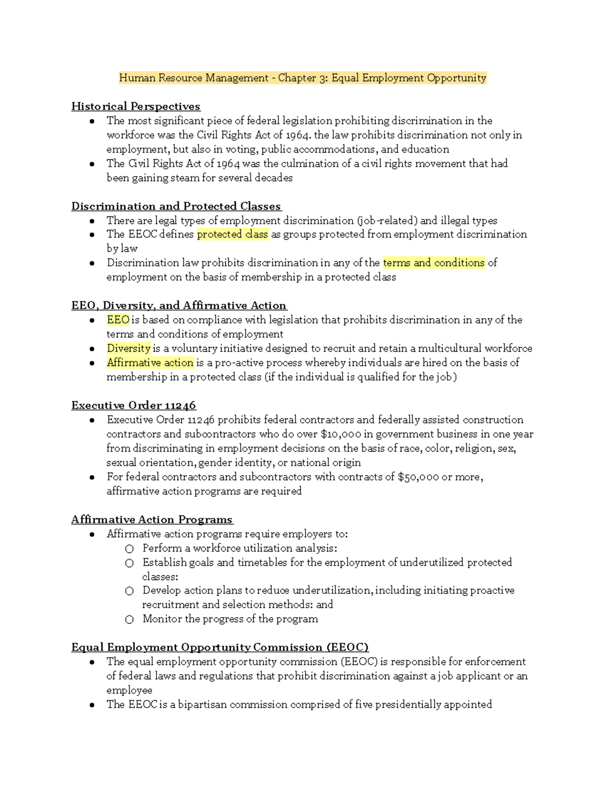 HRM - Chapter 3 - Human Resource Management 3273 - Human Resource ...