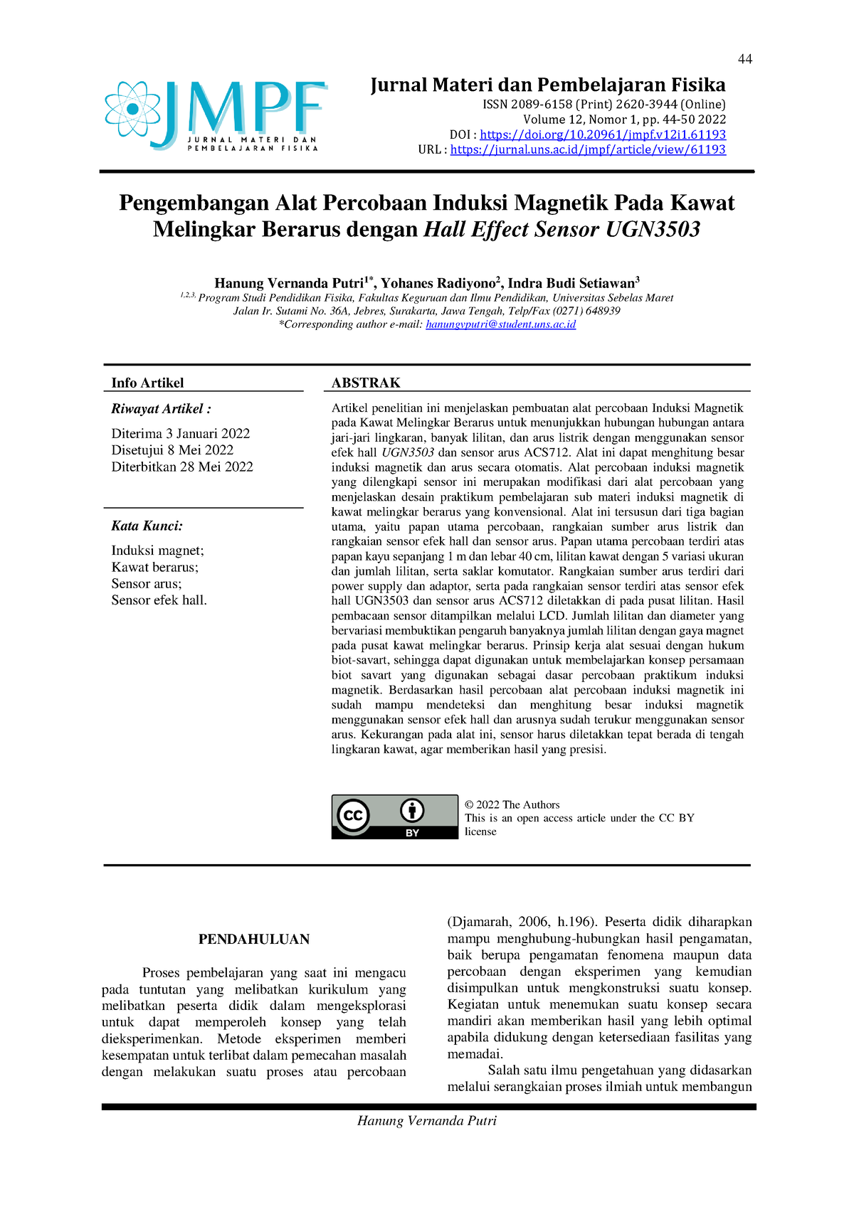 61193 169097 2 PB - Aldsd - Jurnal Materi Dan Pembelajaran Fisika ISSN ...