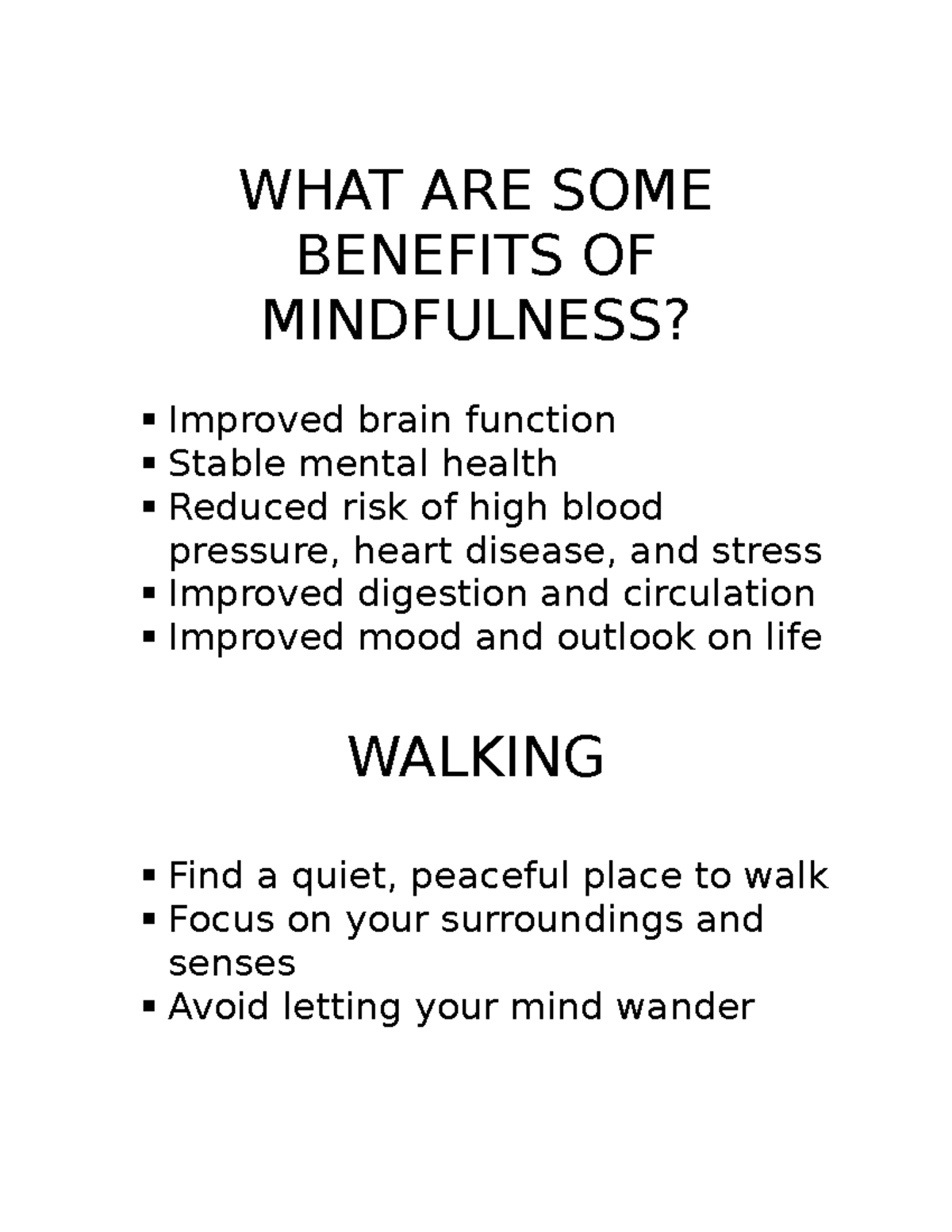 Benefits OF Mindfulness - WHAT ARE SOME BENEFITS OF MINDFULNESS ...