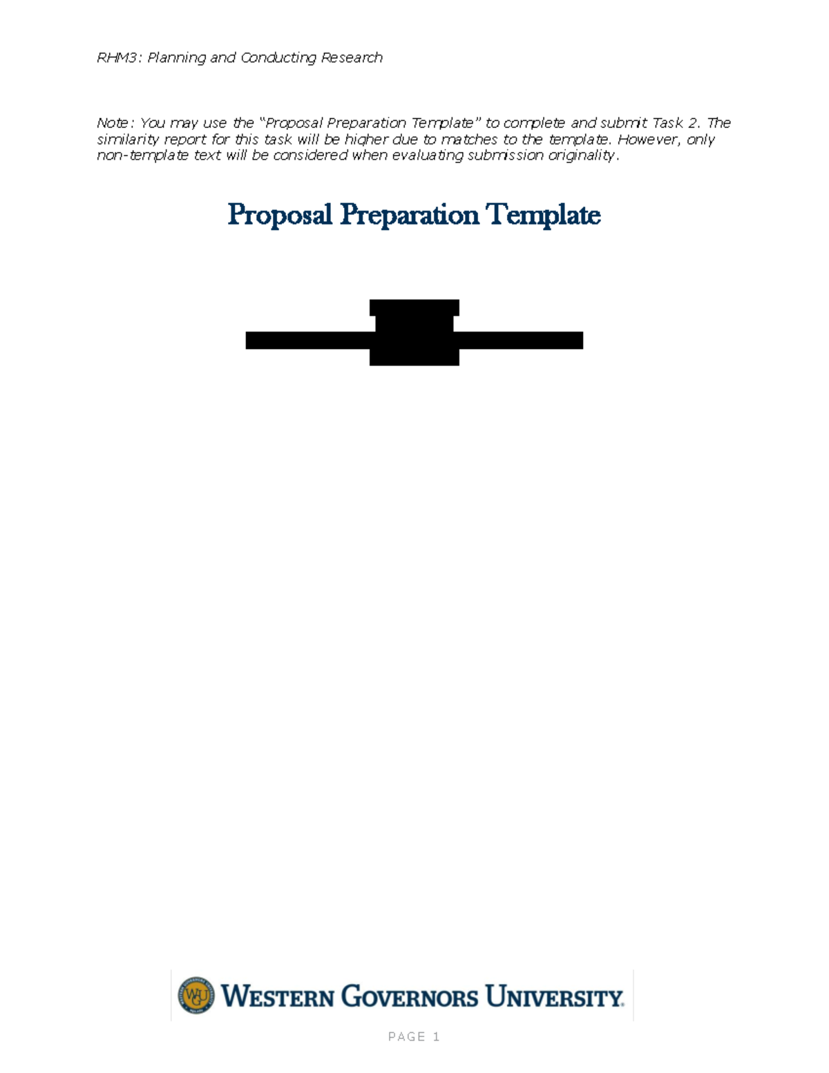 D270 Task 2 - Task 2 - RHM3: Planning and Conducting Research Note: You ...