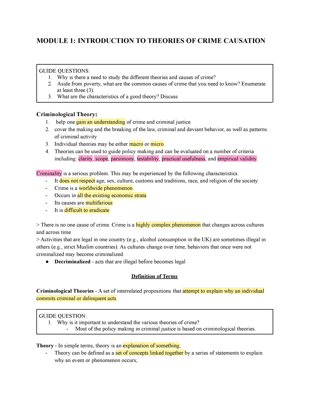 notes-crimis1-theories-of-crime-causation-module-1-introduction-to