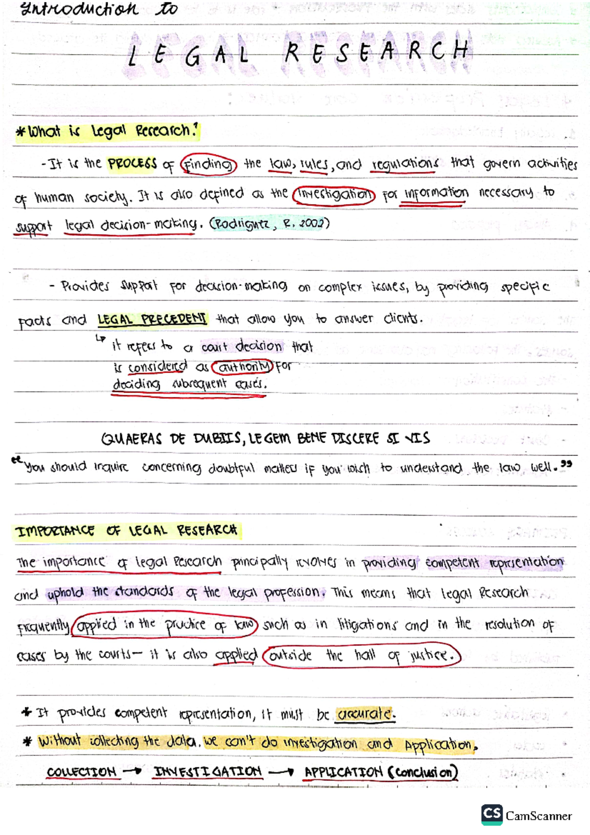 Legres notes (konti lng muna) - Legal Management - Studocu