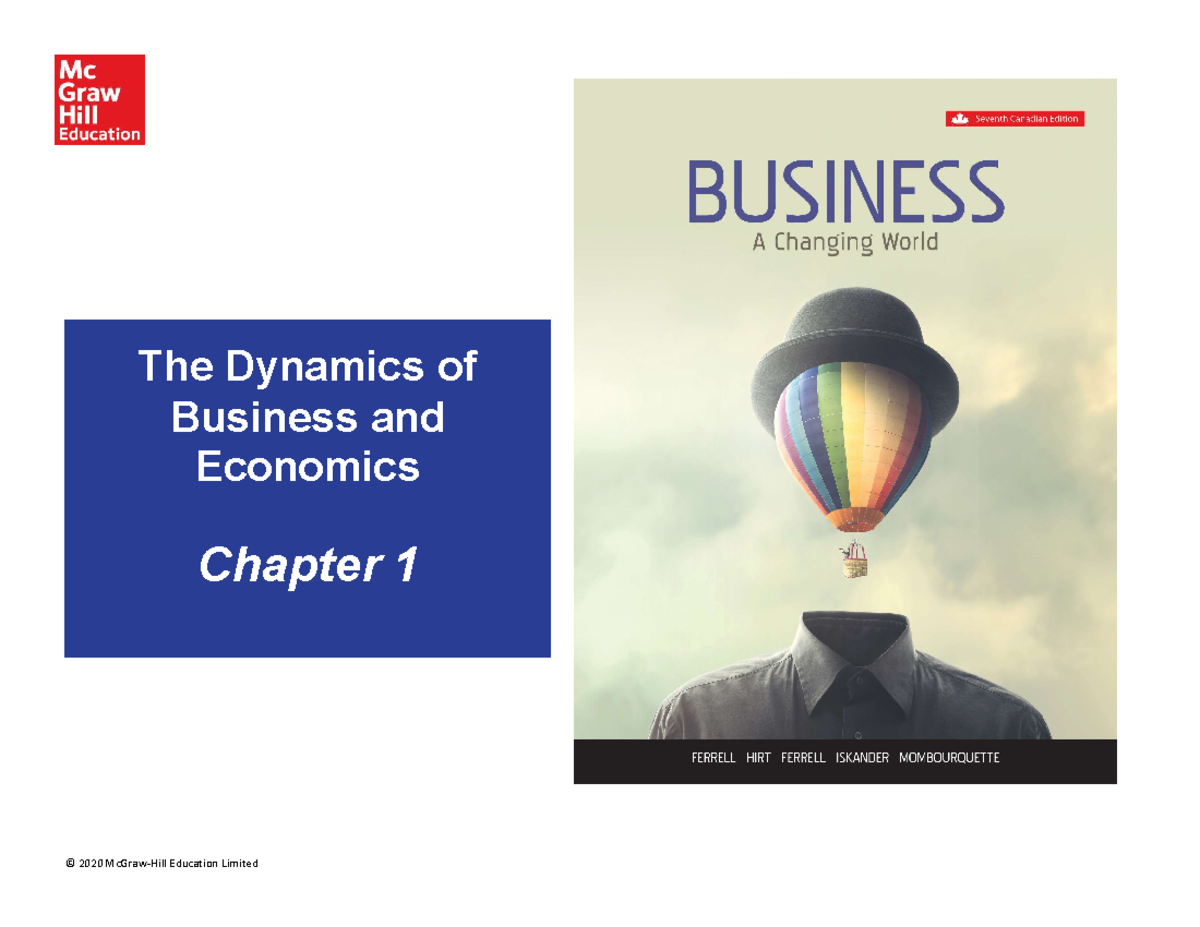 Module 1 Publisher Slides - The Dynamics Of Business And Economics The ...