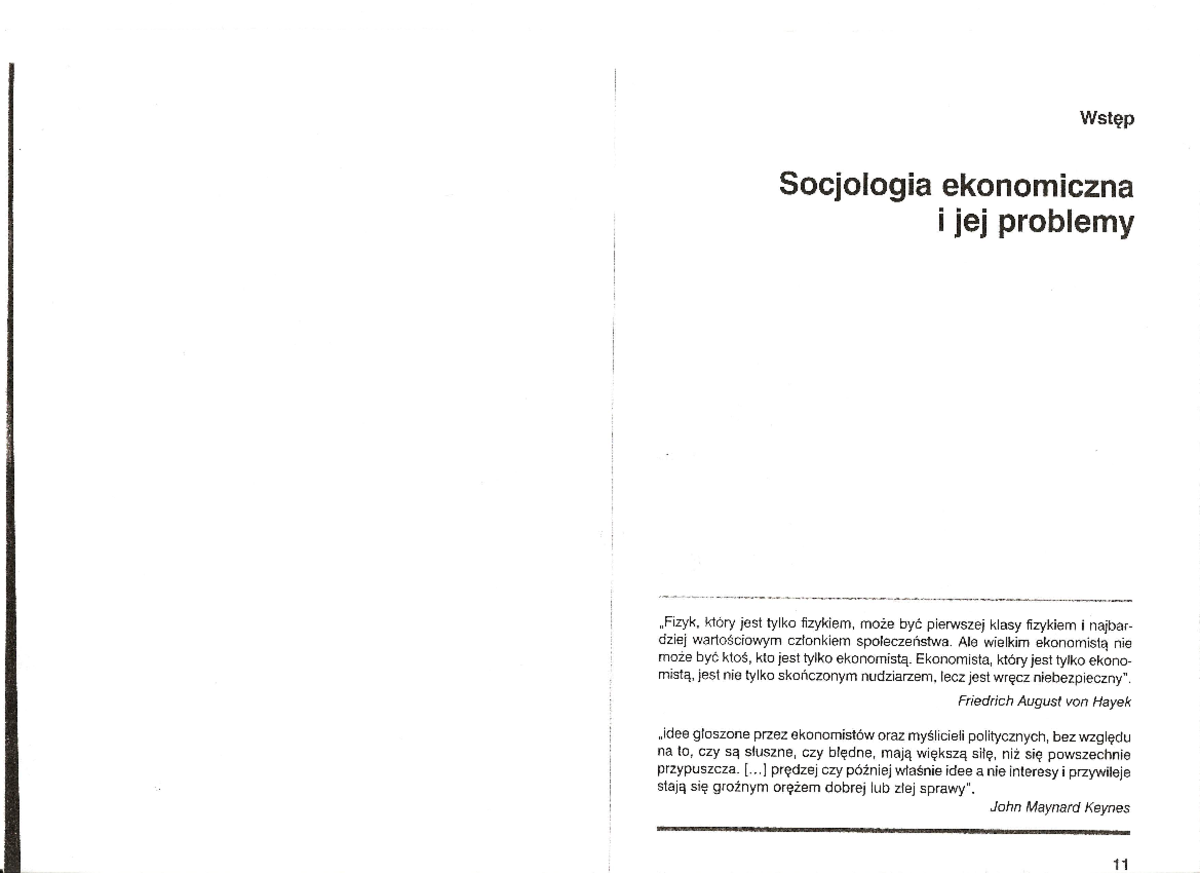 Witold Morawski - Socjologia ekonomiczna - Psychologia - Studocu