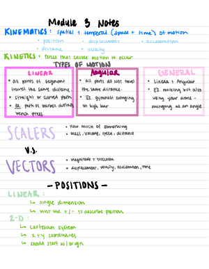 Biomechanics - 3050 Lecture notes Ch 1 and 2 -DonExamples: riding on a ...