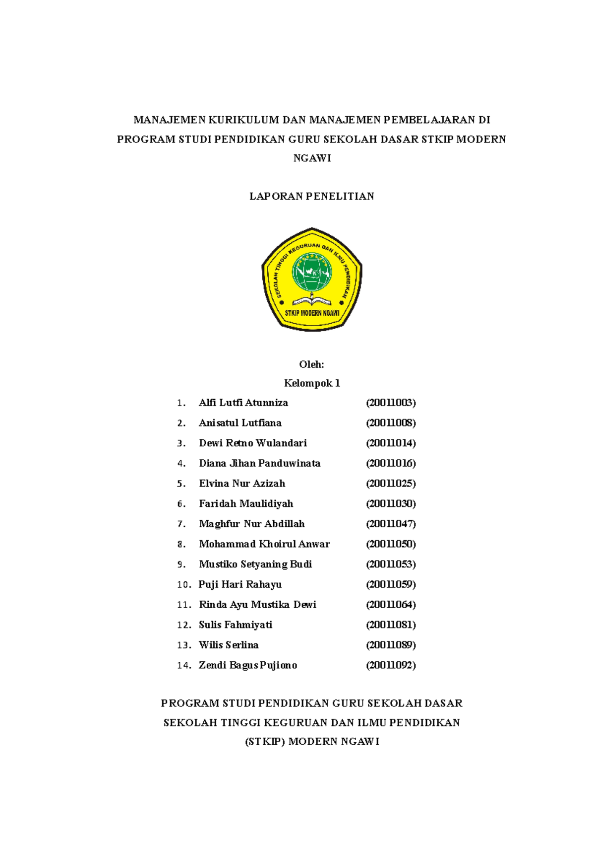 1 Kualitatif - Manajemen Pembelajaran Dan Manajemen Kurikulum ...