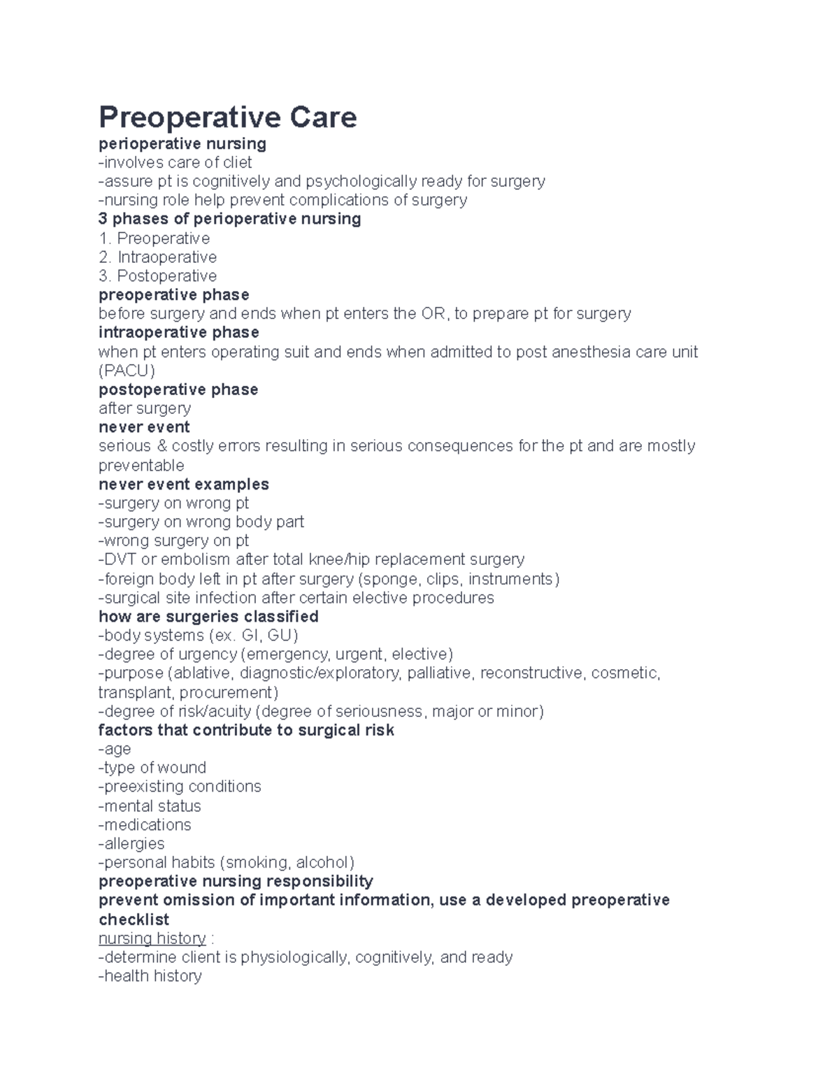 The Ultimate Preoperative Nursing Guide: Avoid These Mistakes - oj8oy3y