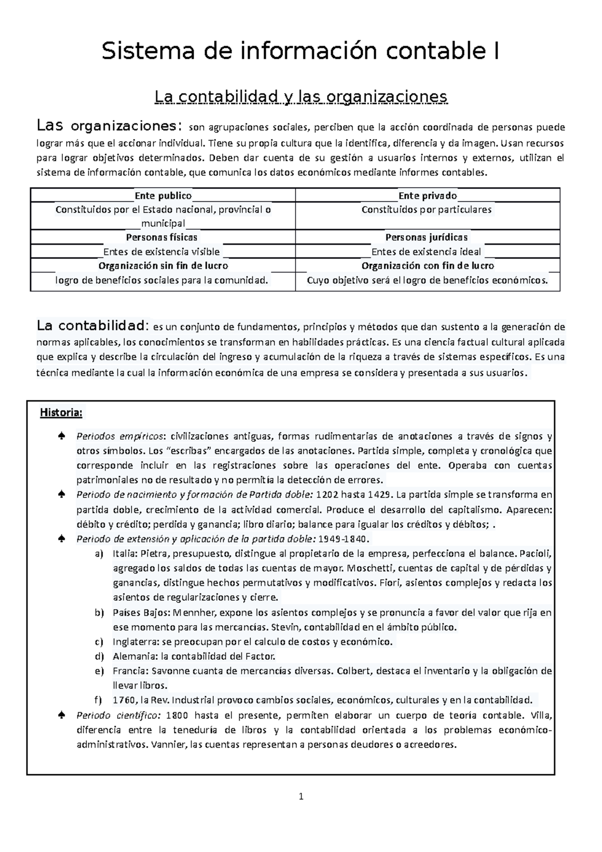 Sistema de información contable I resumen - Sistema de información ...