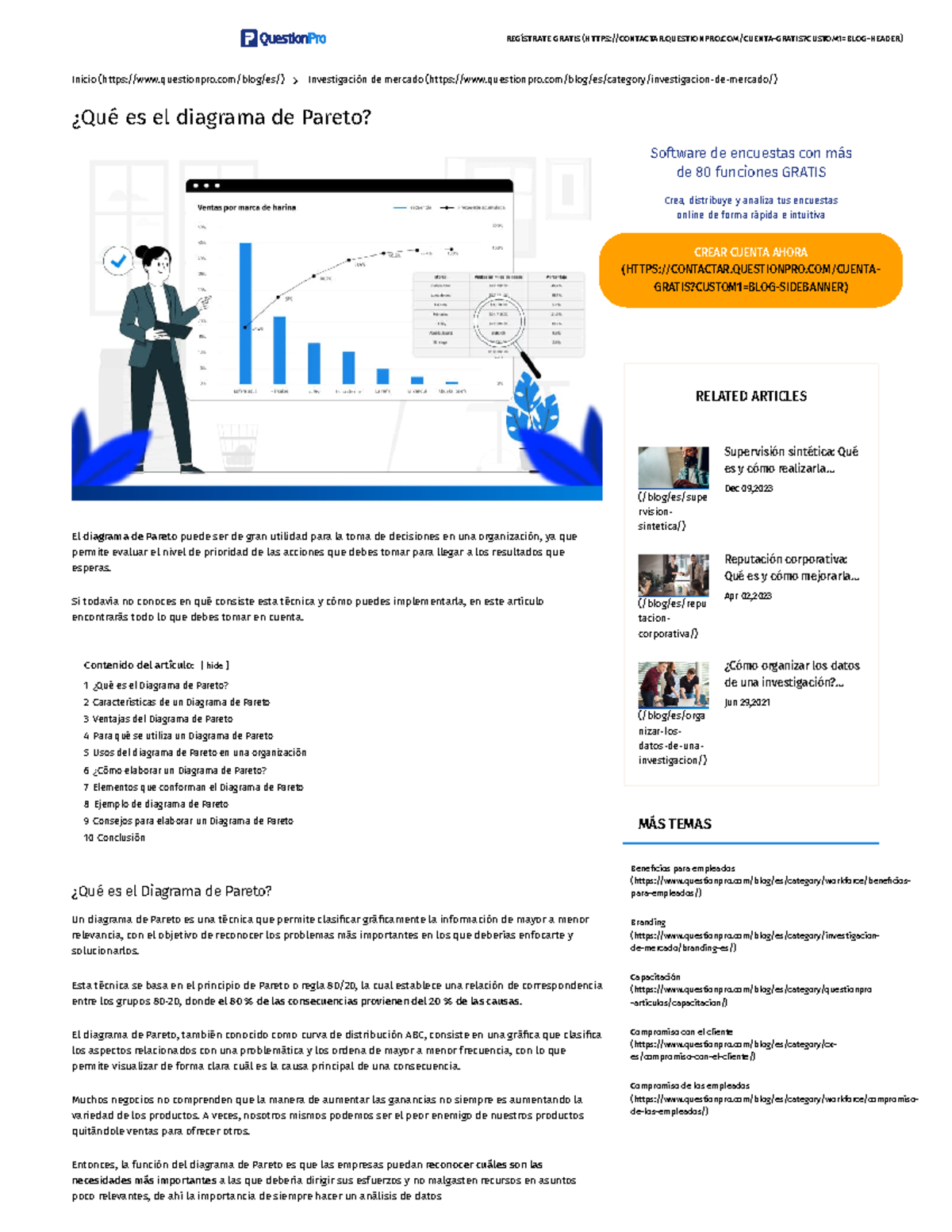 Diagrama De Pareto Qué Es, Usos Y Cómo Elaborarlo - ¿Qué Es El Diagrama ...