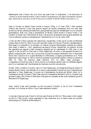 Discours De Michel Debre Devant Le Conseil D Etat Montesquieu Dans L Esprit Des Lois Disait Que Studocu