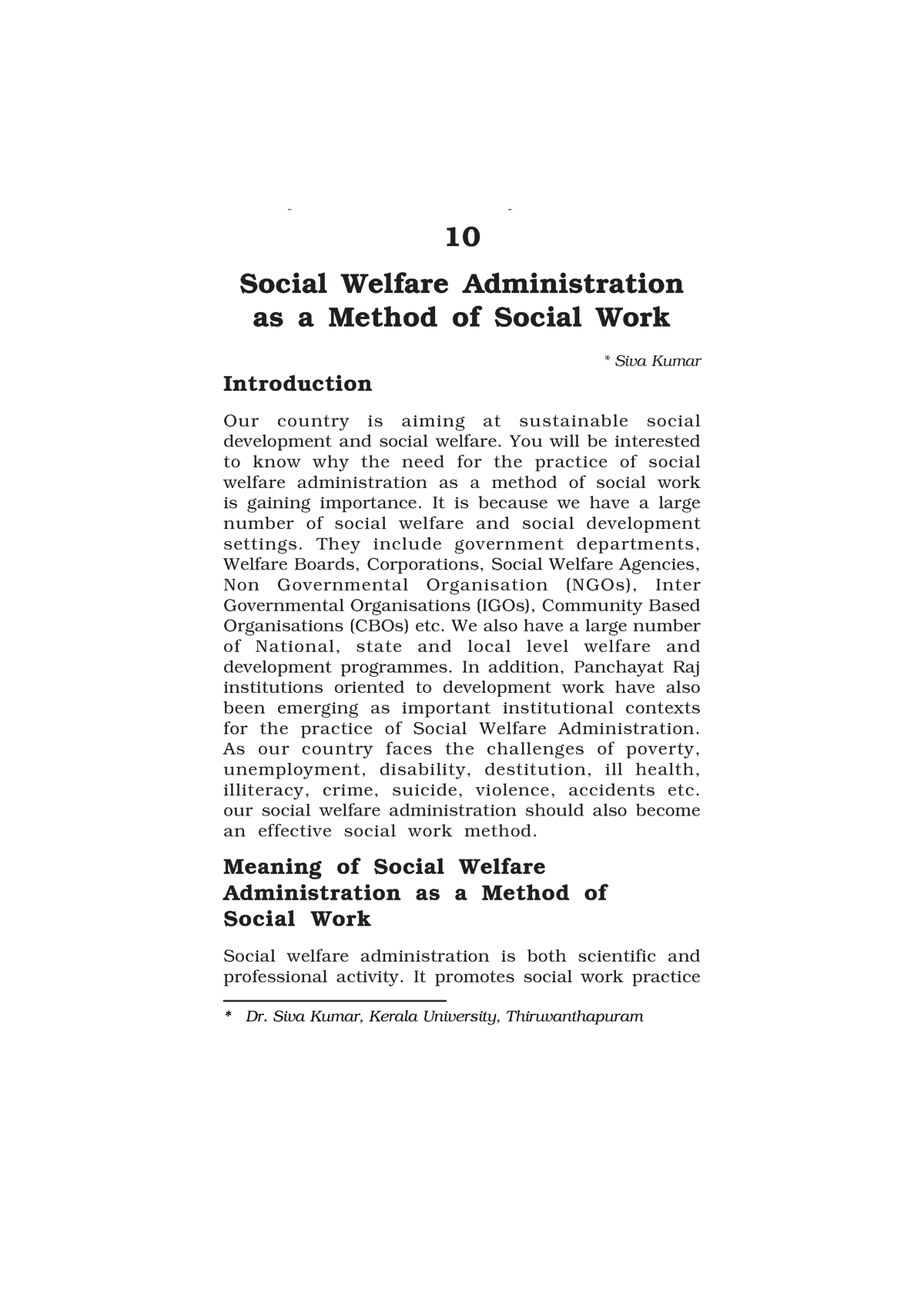 Social-Welfare-Administration-1 - Social Welfare Administration As A ...