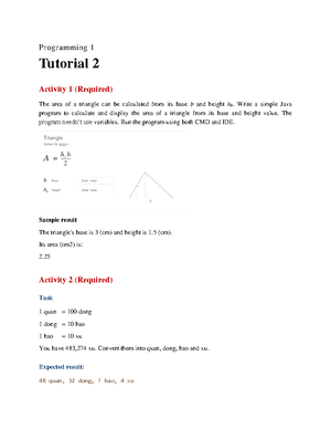 Pr1 - some notes - LEC 1: Algorithm An algorithm is the solution to a ...