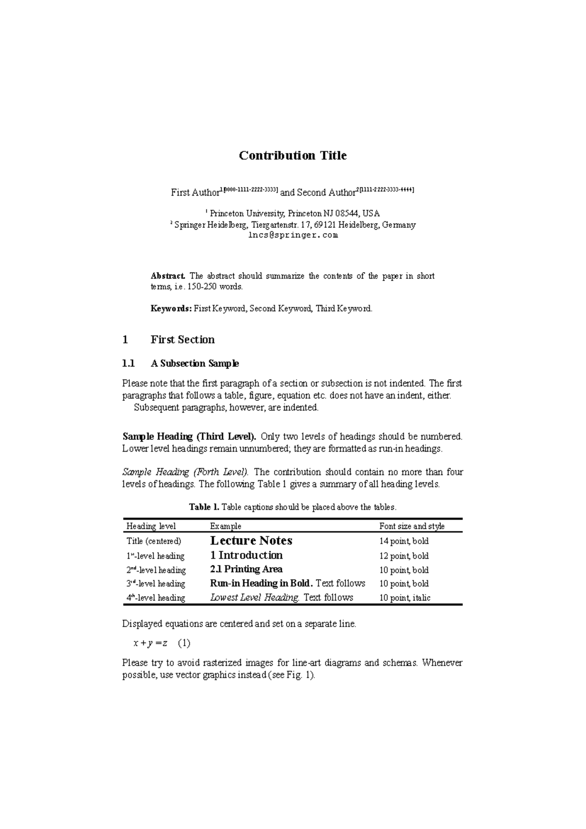 Springer format - Contribution Title First Author 1 [0000-1111-2222 ...