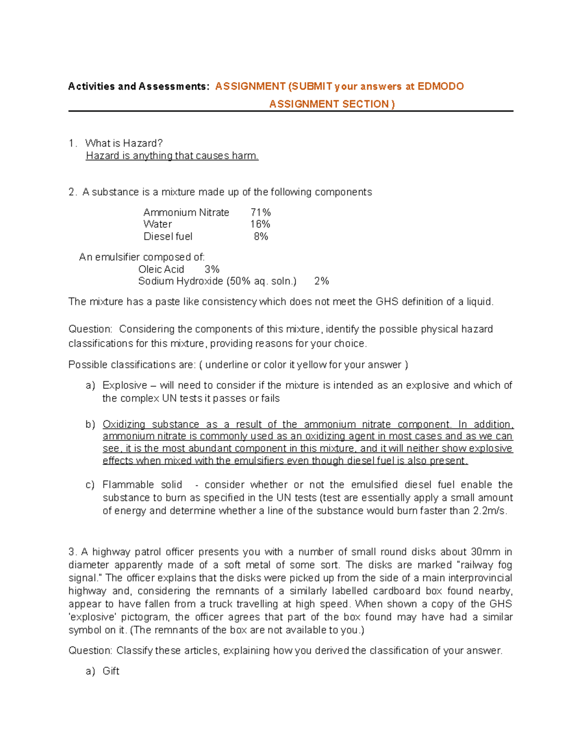 Assessments (Unit 1) - CHEM - Assessment - Activities and Assessments ...