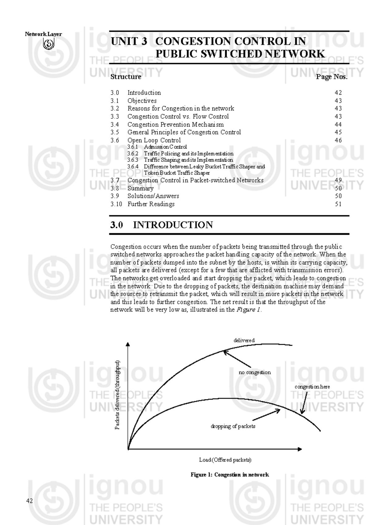 Network 3 - Its lecture notes - Network Layer UNIT 3 CONGESTION CONTROL ...