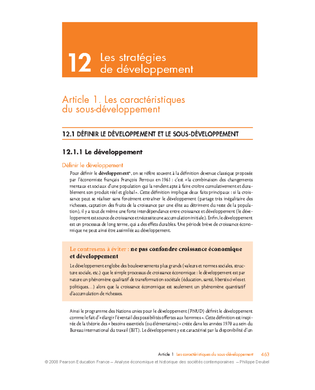 Analyse-Eco du Dvpt - Doc Cours Magistral A. Benslimane - 463 Article 1 ...