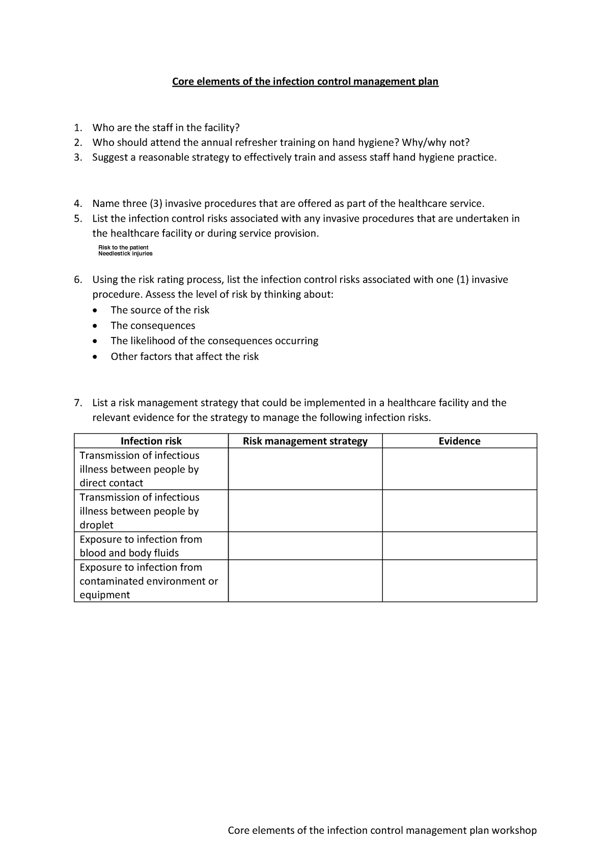 core-elements-of-the-infection-control-management-plan-workshop