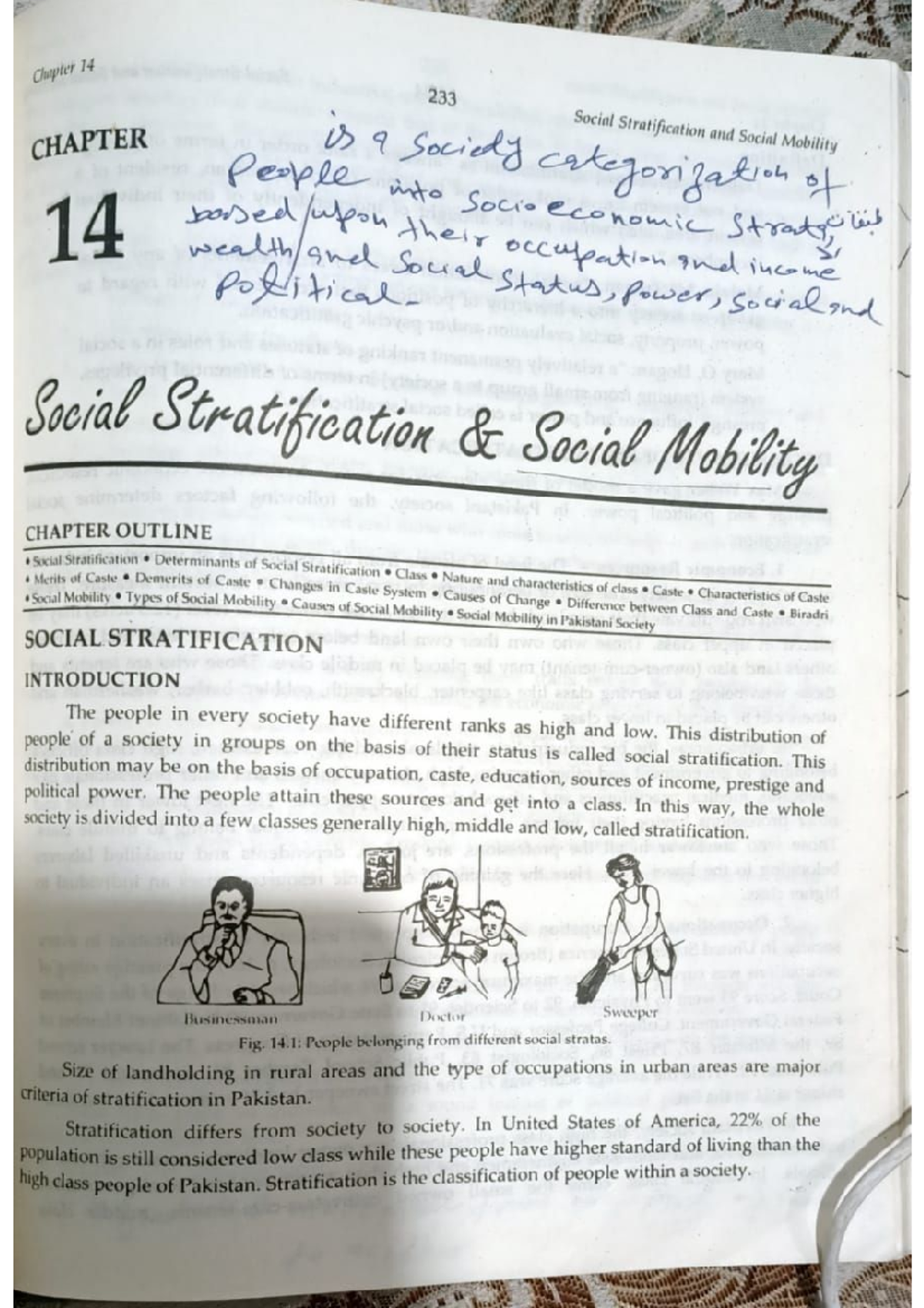 Social satisfication - Chapter 14 233 Social Stratification and Social ...