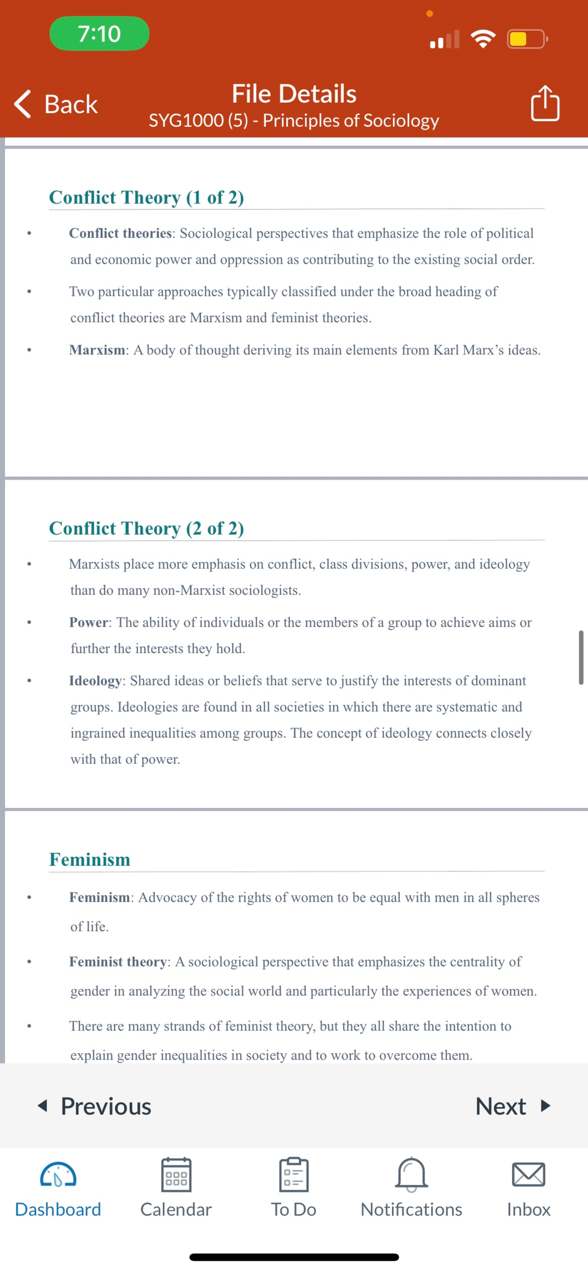 Sociology Chapter 1 - SYG1000 - Studocu