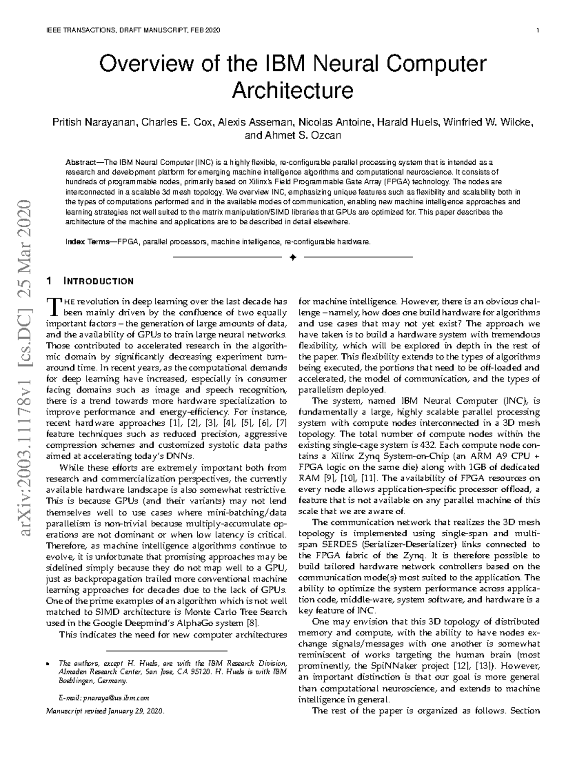 research paper on computer hardware