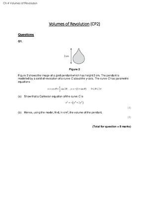 Graphs - Compilation of Past Paper Questions - Add maths igcse - Studocu