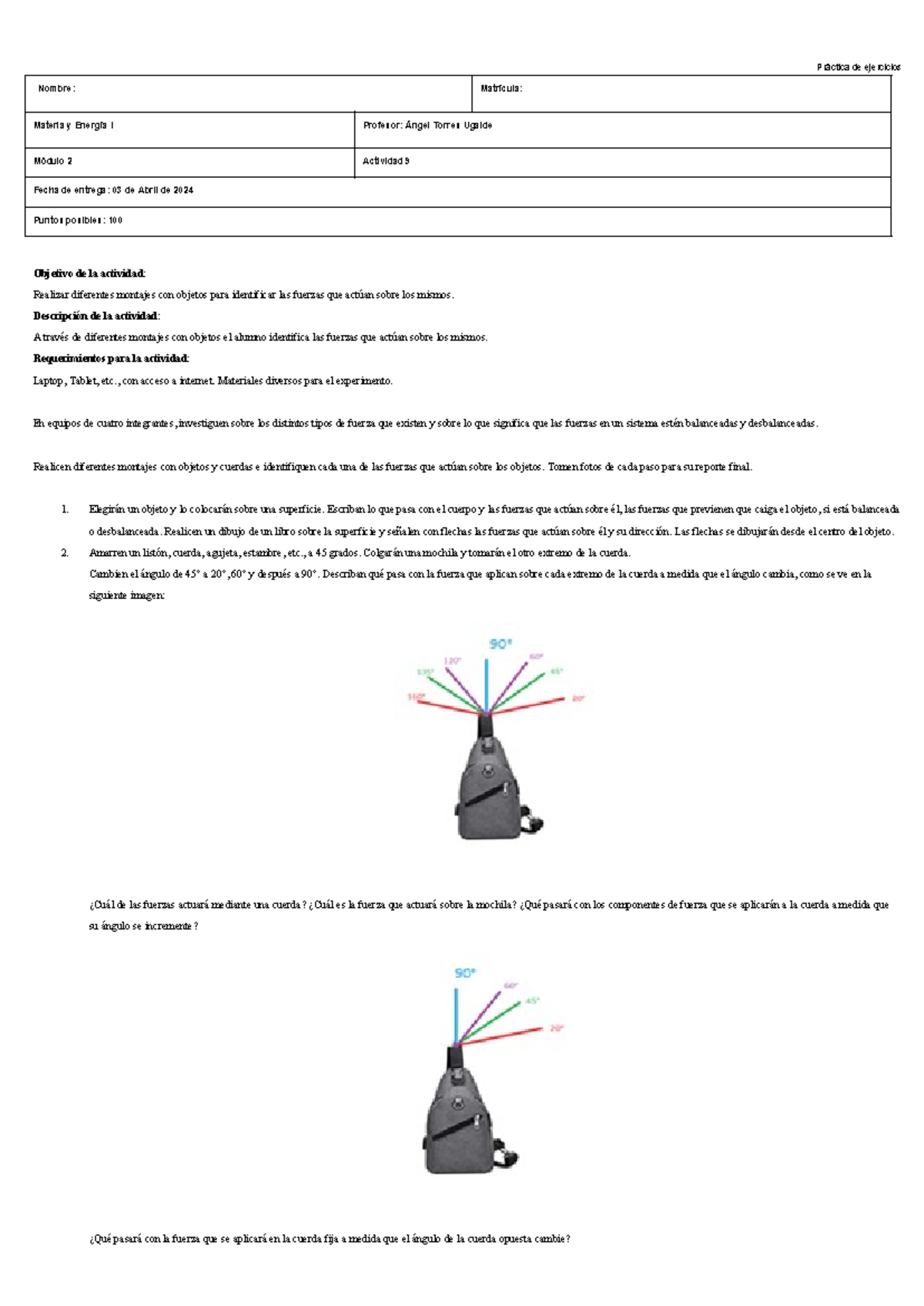 Actividad 91 gatos Práctica de ejercicios Nombre Matrícula
