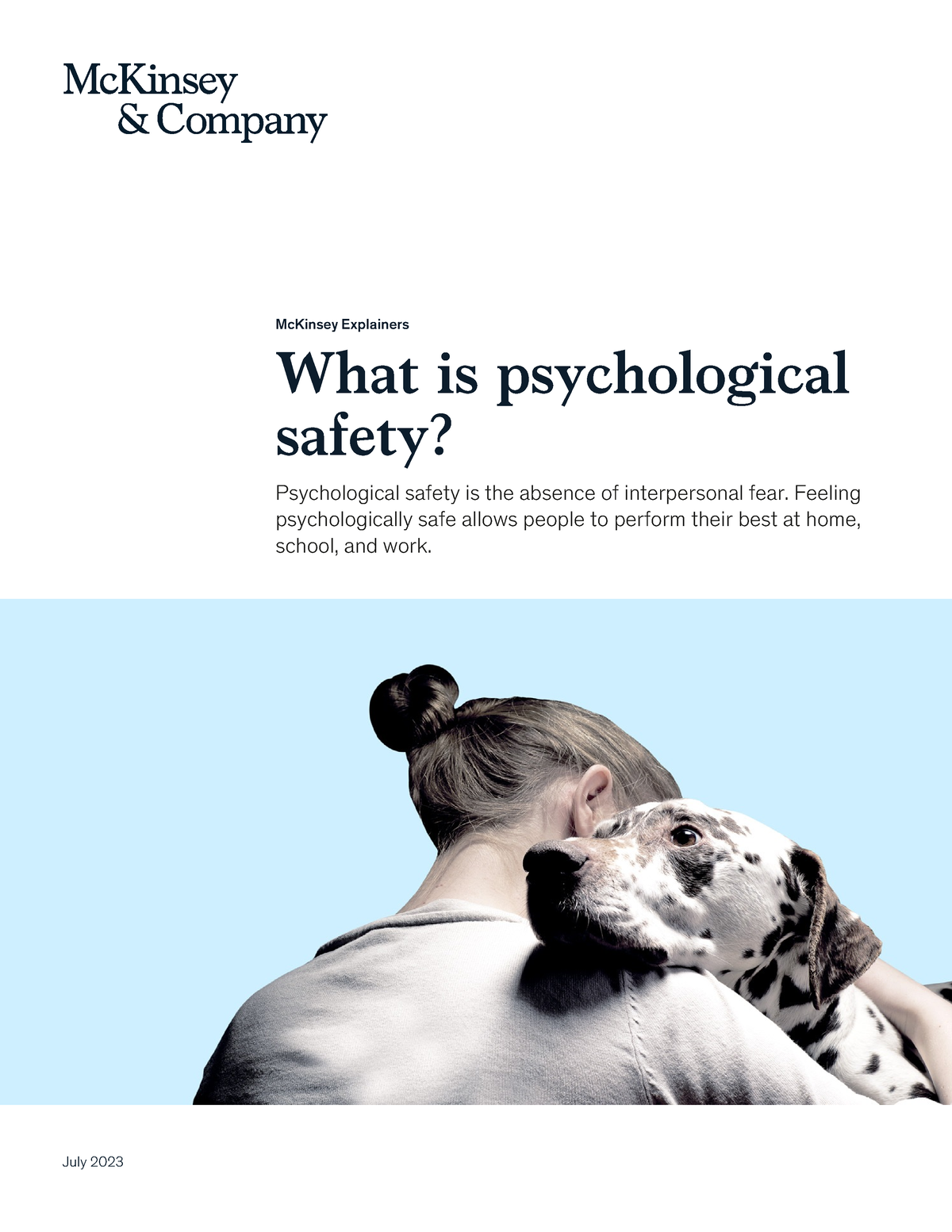 What-is-psychological-safety - McKinsey Explainers What Is ...