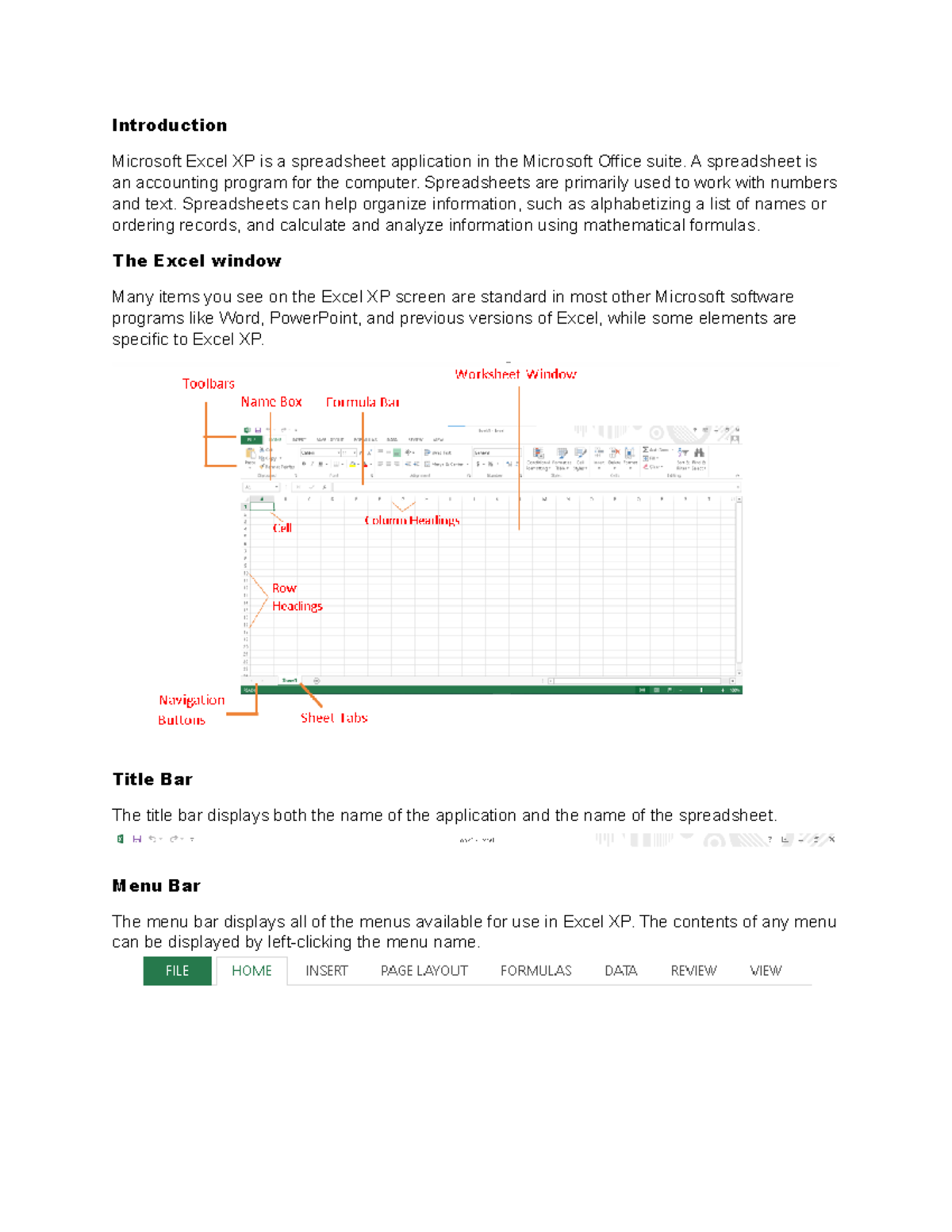 Excel Activity-Final Project-Final Exam yes - Introduction Microsoft ...
