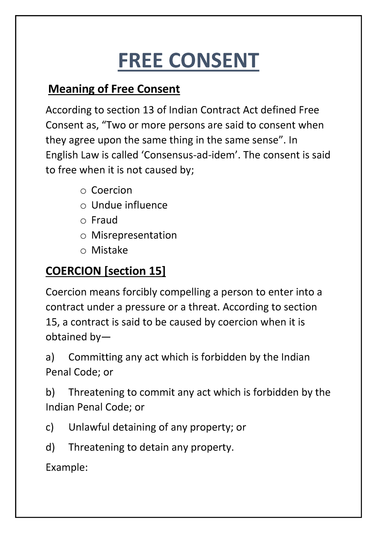 FREE Consent It Describes The Points Very Sharply That Everyone Can 