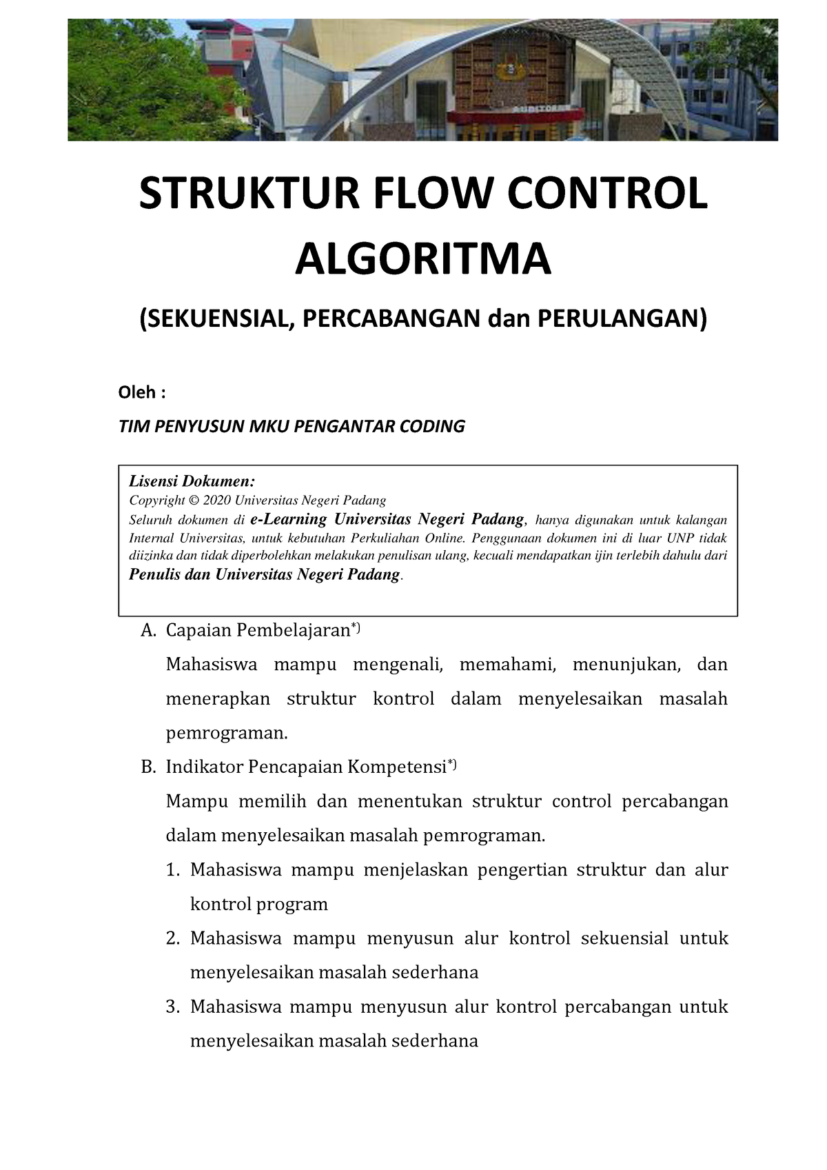 4 Struktur Flow Control Algoritma Struktur Flow Control Algoritma Sekuensial Percabangan 2729