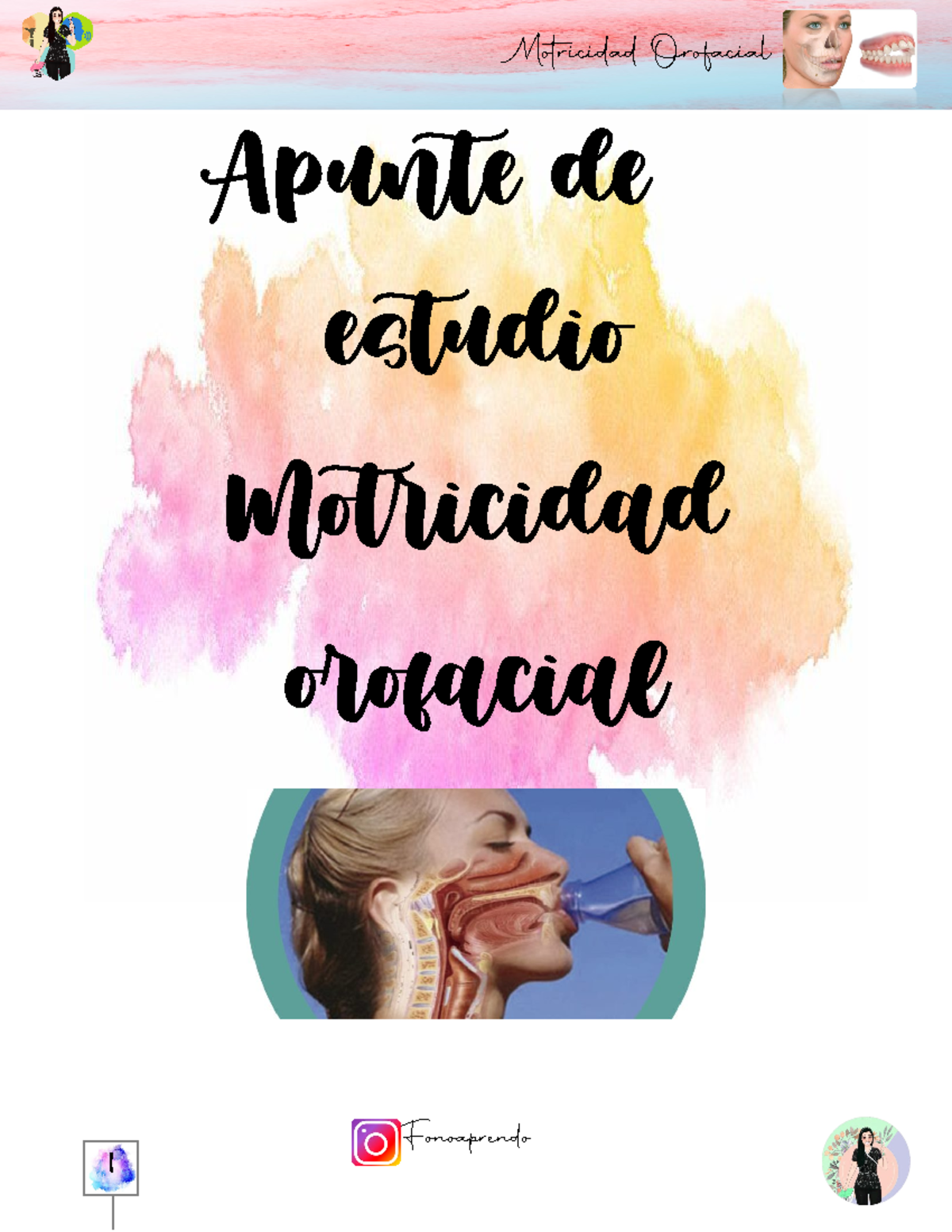 1. Motricidad Orofacial, Apunte De Estudio, Fonoaprendo. - Fonoaprendo ...