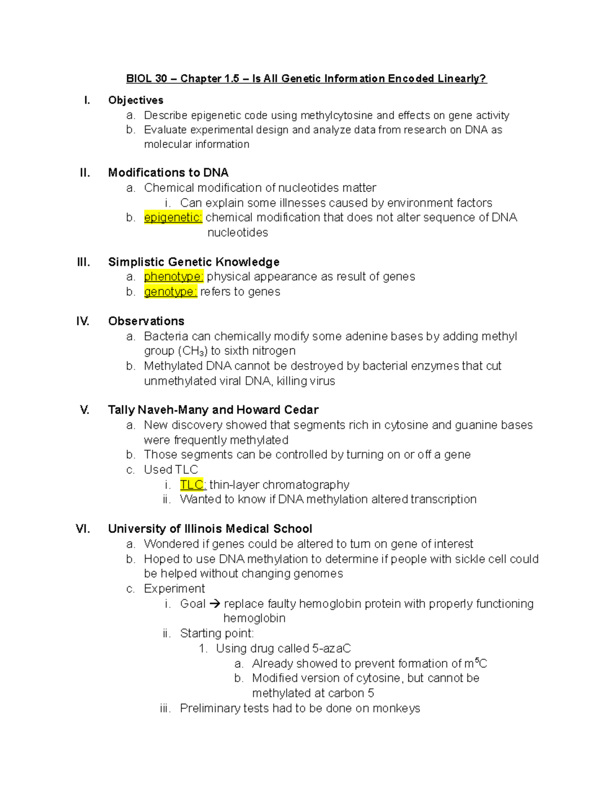 BIOL 30 - Chapter 1.5 - Is All Genetic Info Encoded Linearly - BIOL 30 ...