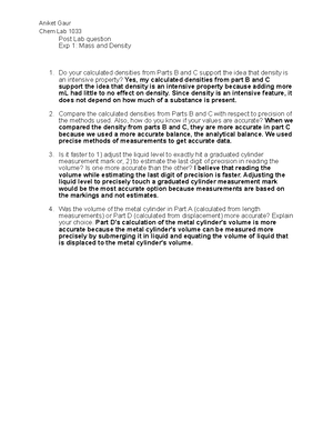 Formula 203 ex1 - Physics 203 Final Exam Formula Sheet P a g e | 1 A ...