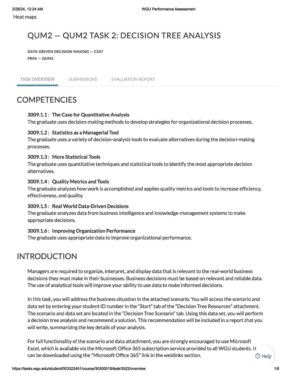 C207 Data Drivin Decision Making Task2 - C207 - Studocu