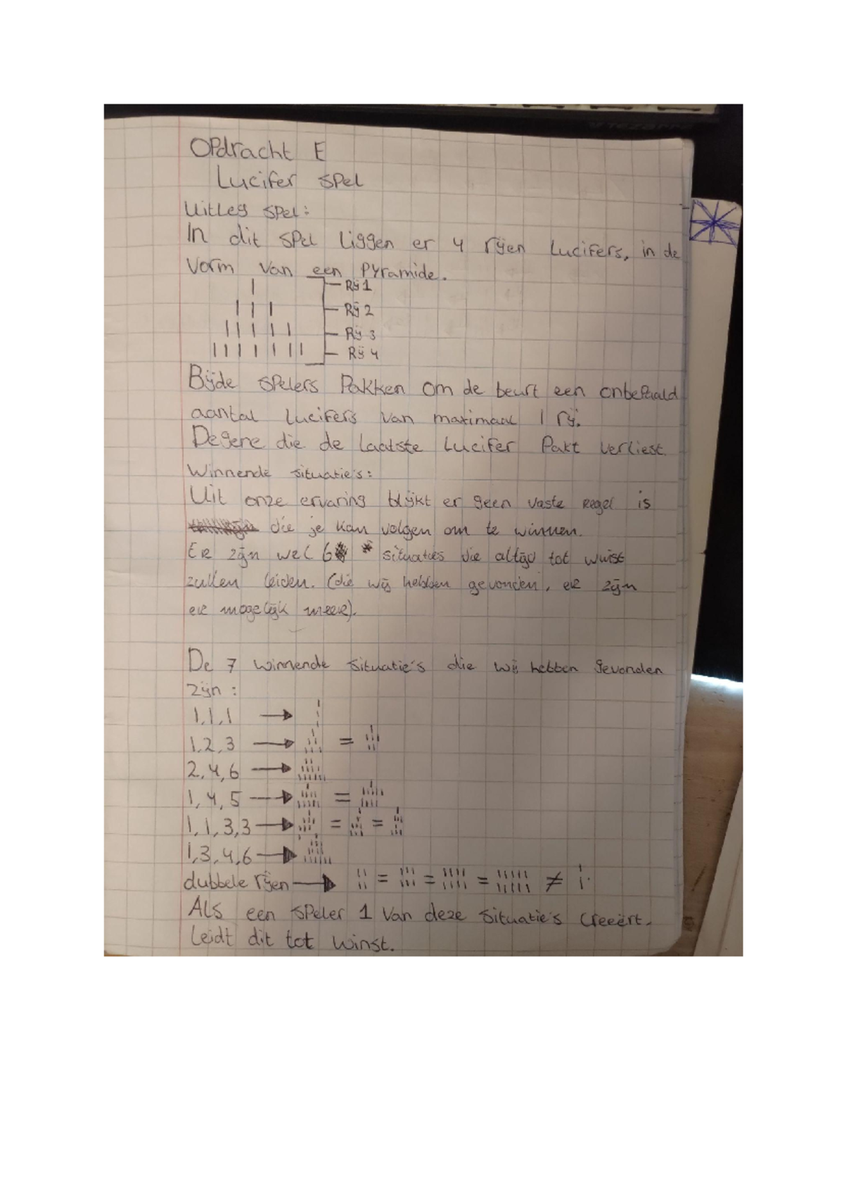 Po Wis - Opdracht Over Speltheorie - Wiskunde B - Studeersnel