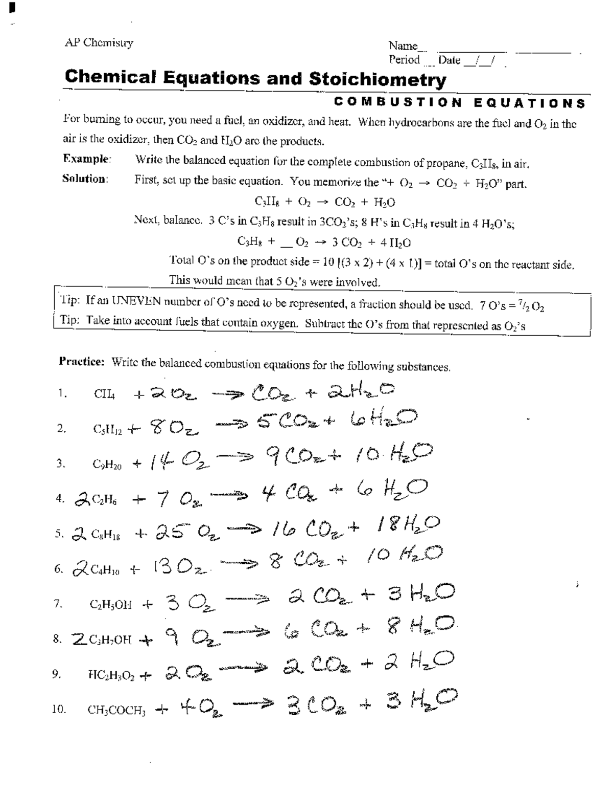 Ch3Worksheets - Worksheet - CHEM 215 - Studocu