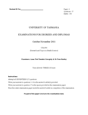 Emu notes - Main Questions 1. Greater success of the Australian Emu ...