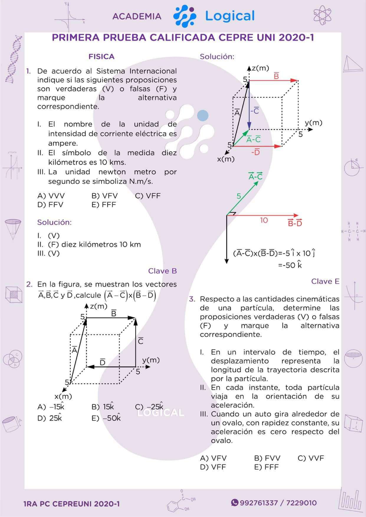 Primera Practica 2020-1 - Matemática - Studocu