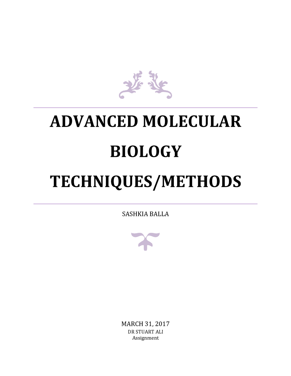 Document ADVANCED MOLECULAR BIOLOGY TECHNIQUES METHODS SASHKIA BALLA   Thumb 1200 1553 