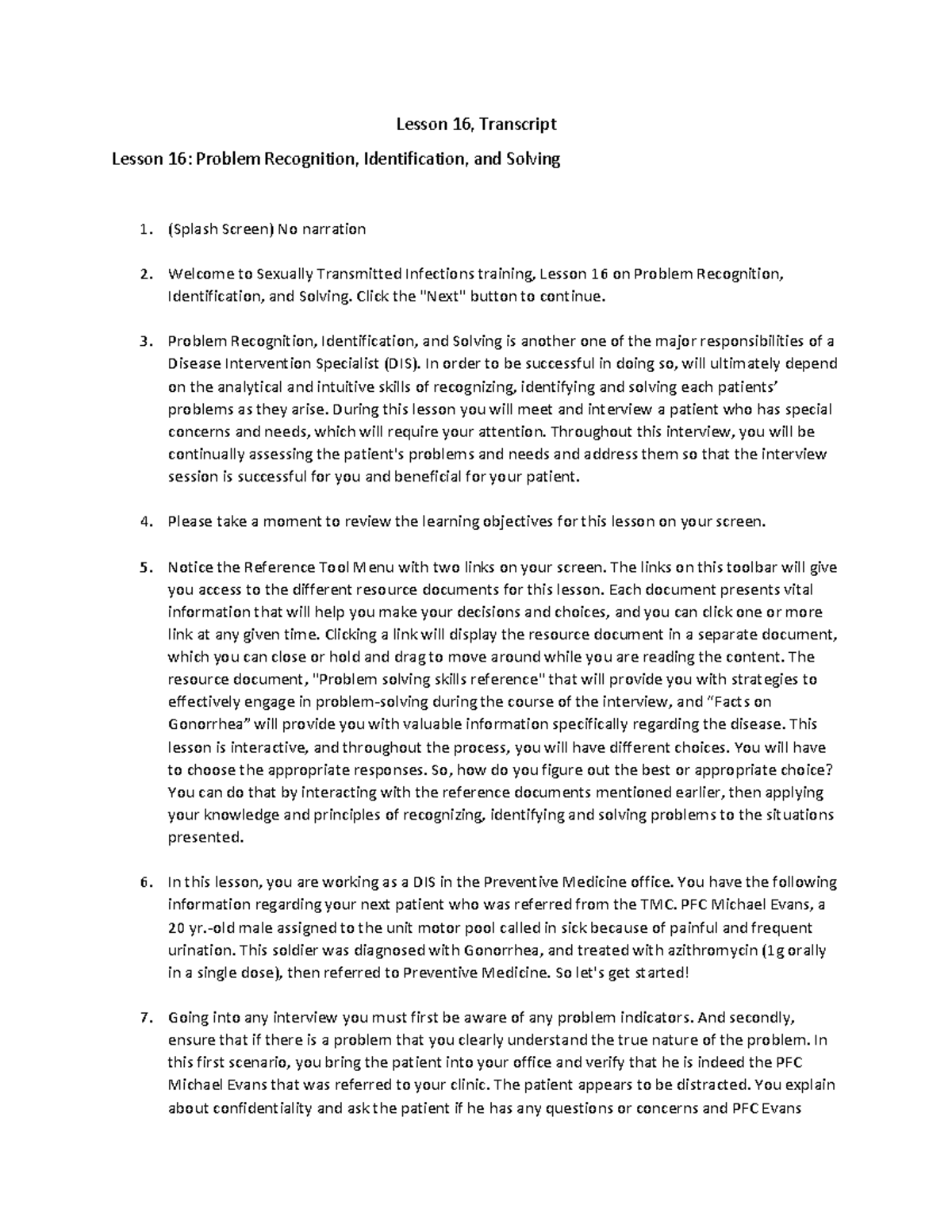 Problem Recognition, Identification, and Solving - Click the 
